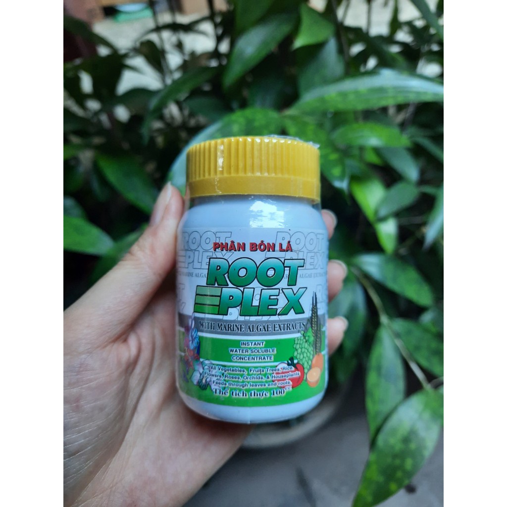Phân bón lá hữu cơ Root Plex 100ml - phân rong biển chính hãng, cam kết sản phẩm đúng mô tả, chất lượng đảm bảo
