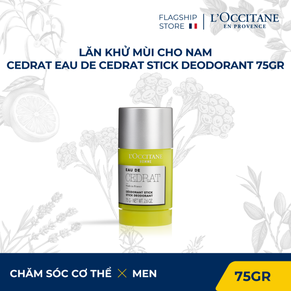 Lăn Khử Mùi Cho Nam Cedrat - Eau De Cedrat Stick Deodorant 75gr nhập khẩu