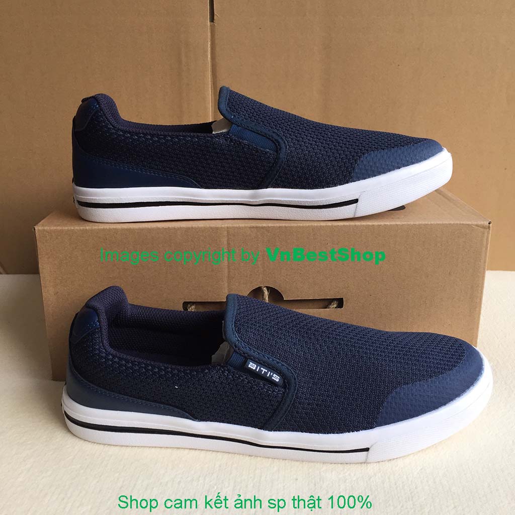 Giày Lười Thể Thao Nam DSM073600XNH (Xanh Nhớt)