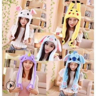 MŨ TAI THỎ CỬ ĐỘNG TIKTOK