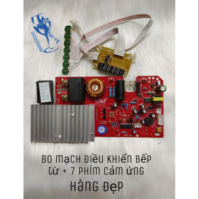 Bo mạch bếp từ 7 phím cảm ứng . Hàng đẹp chất lượng cao
