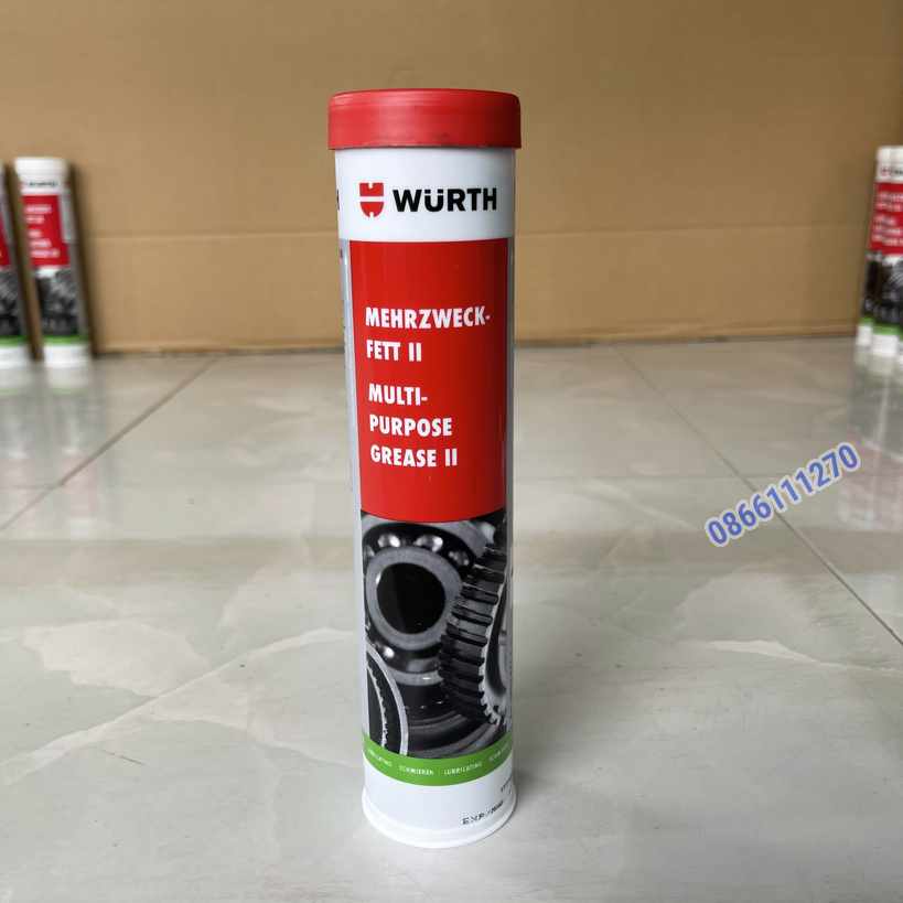 Mỡ bò Wurth Grease II 400g MixASale