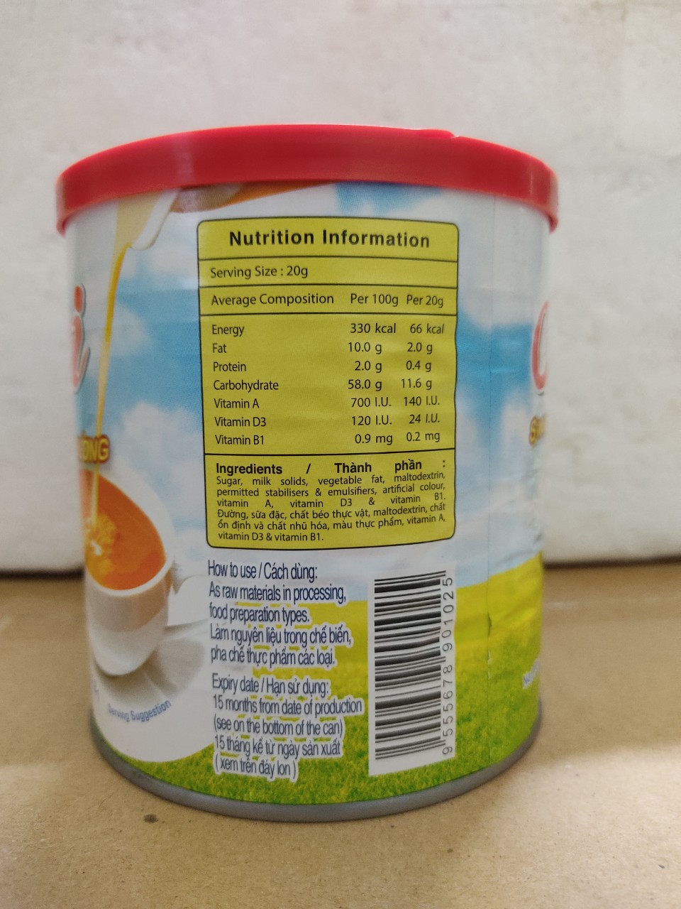 Kem sữa đặc có đường MOI 1kg