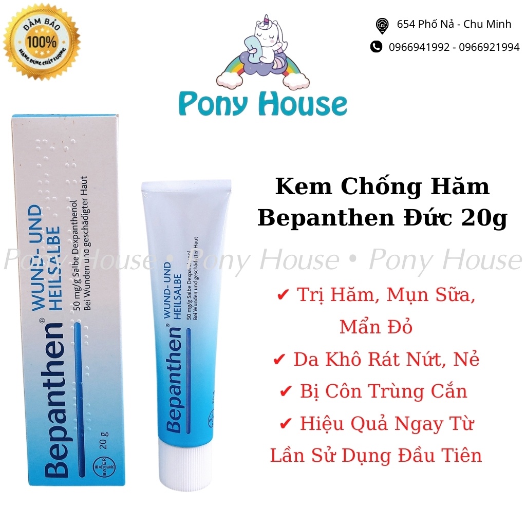 Kem Hăm Bepanthen Nội Địa Đức An Toàn Cho Bé Từ Sơ Sinh Tuyp 20G