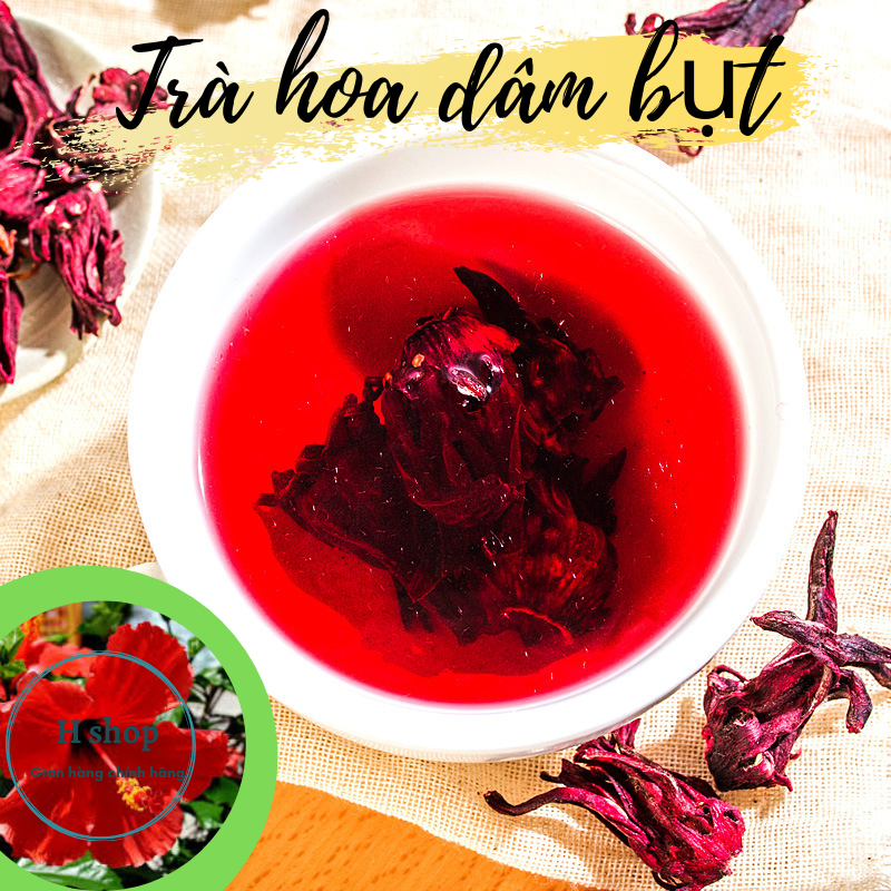 Trà hoa dâm bụt (atiso đỏ) gói 20g - chống lão hóa