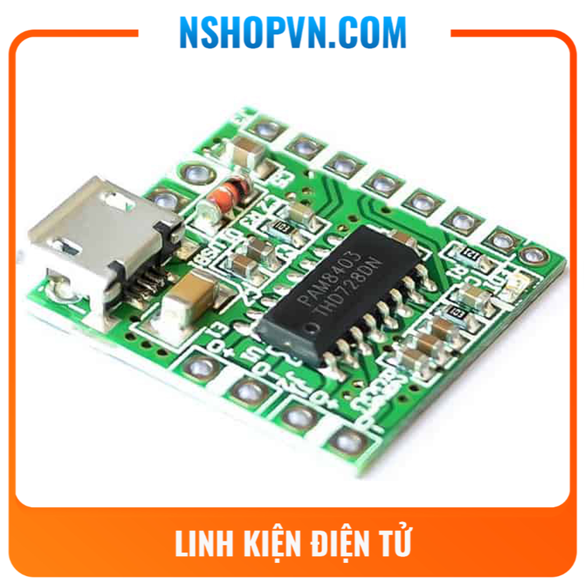 Mạch khuếch đại âm thanh PAM8403 Hỗ trợ chân kết nối bluetooth WIN-668