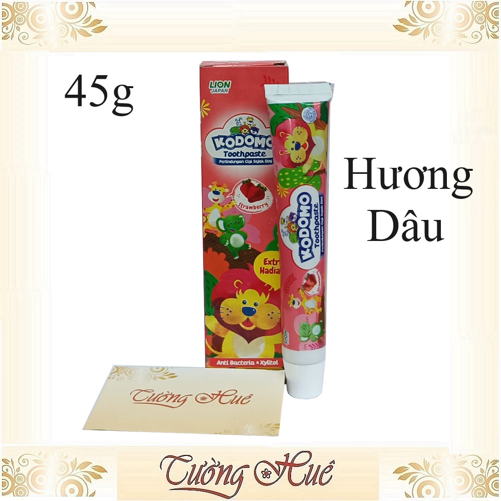 Kem đánh răng trẻ em KODOMO - 45g ( Nhiều Mùi Lựa Chọn )