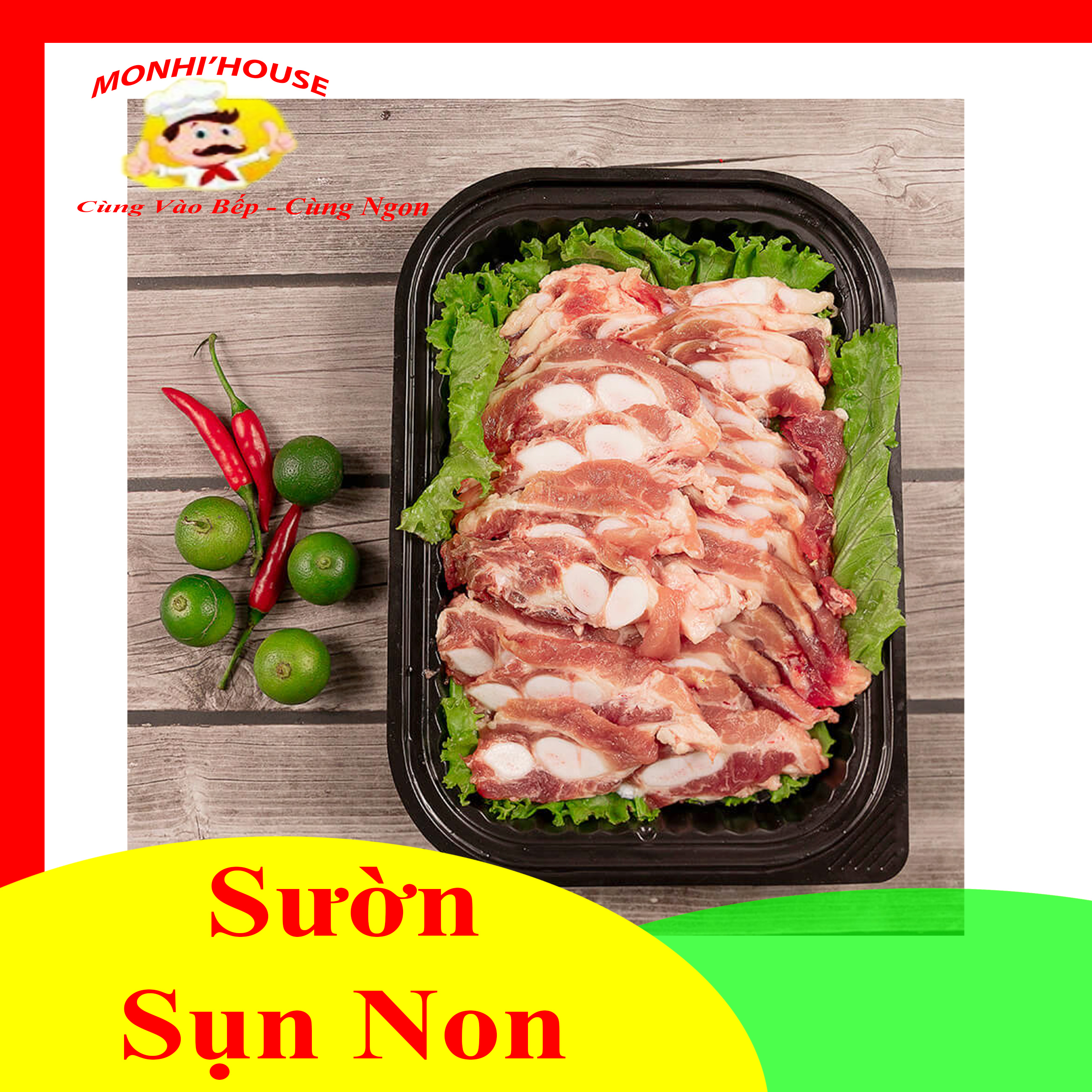 500g sườn sụn heo_giao hỏa tốc hcm