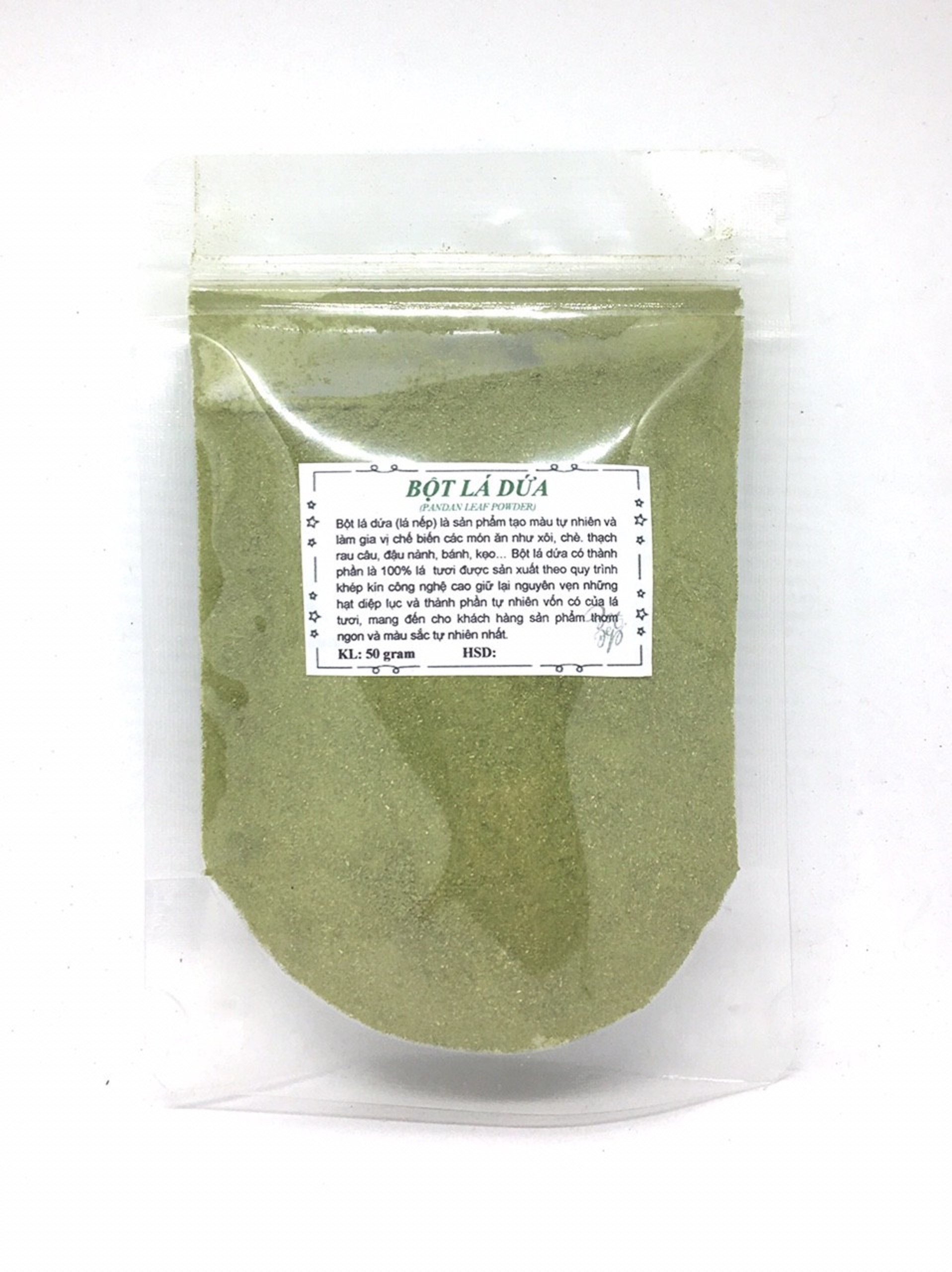 Bột lá dứa cq 50g