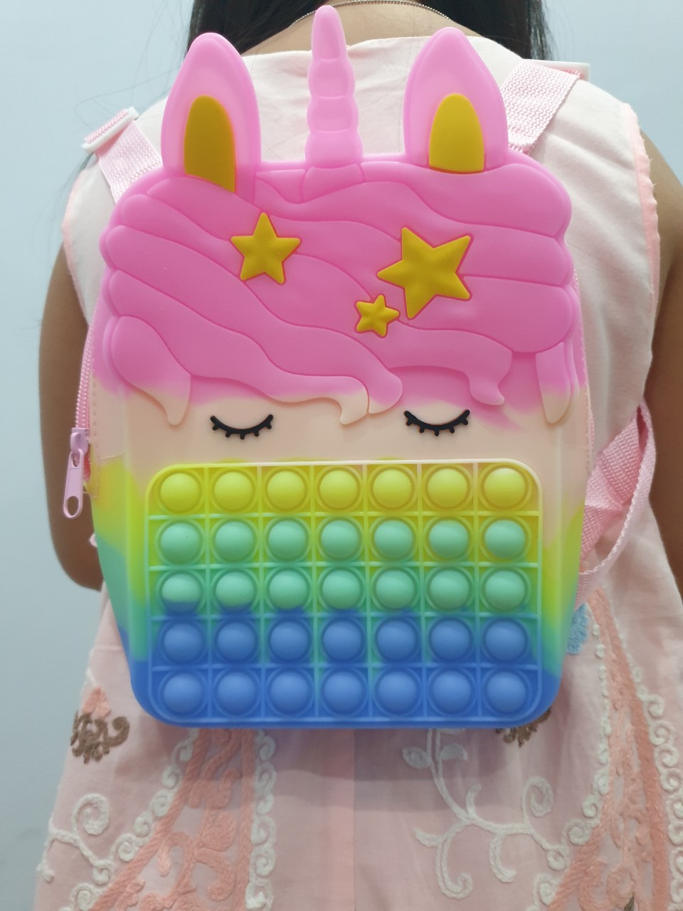 Balo POP IT PONY bằng silicon