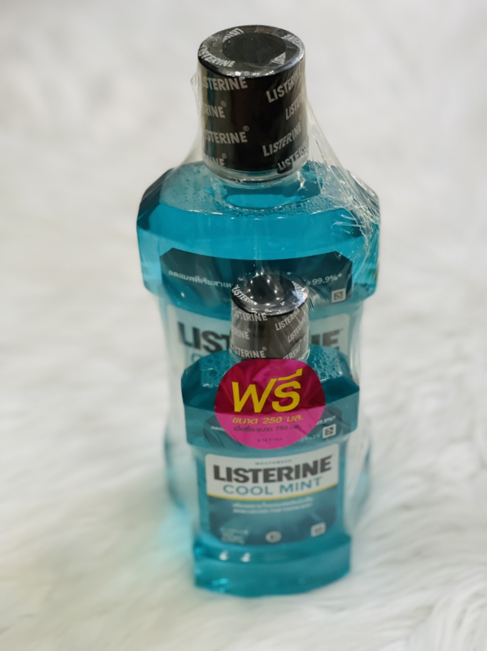 Combo Nước súc miệng Listerine 750ml+250ml diệt khuẩn 99% - Thái Lan