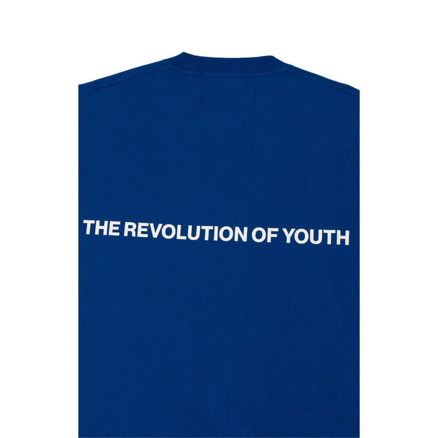 Áo thun Tshirt oversize basic BLUE - thương hiệu 84rising