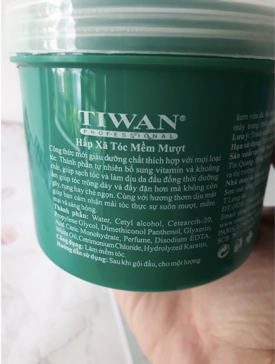 KEM HẤP Ủ TÓC, HẤP DẦU THẢO DƯỢC TIWAN 500ML