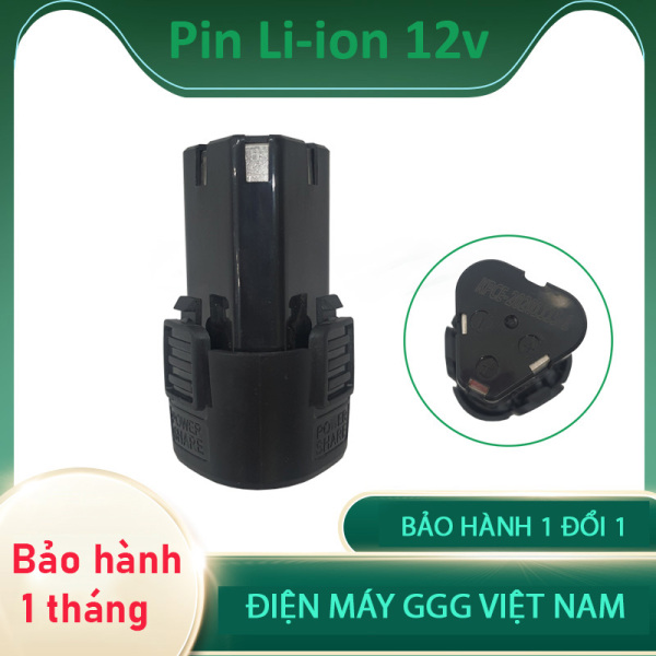 Bảng giá Pin Li-ion 12V dùng cho các loại máy khoan pin, khoan 12v, pin 12v - Bảo hành 1 đổi 1 trong 1 tháng