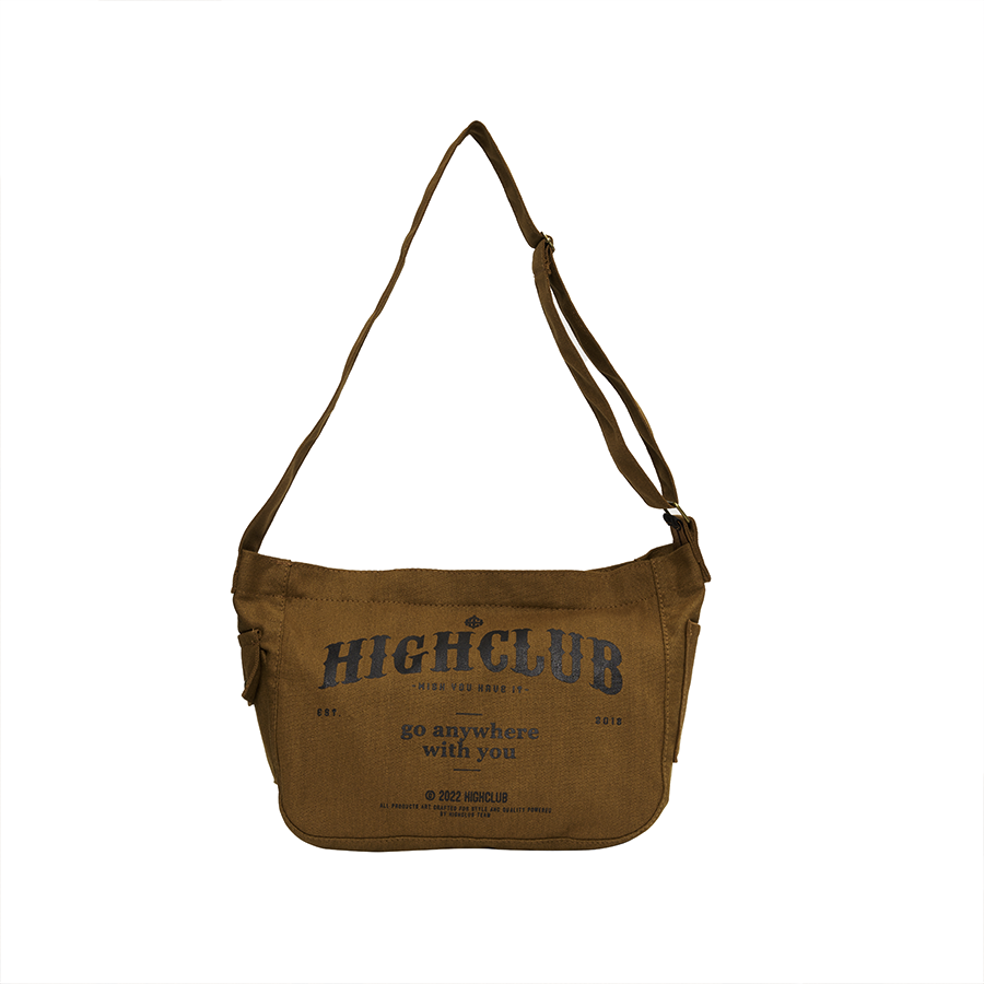 TÚI ĐEO CHÉO HIGHCLUB Shoulder Bag CANVAS ĐEN