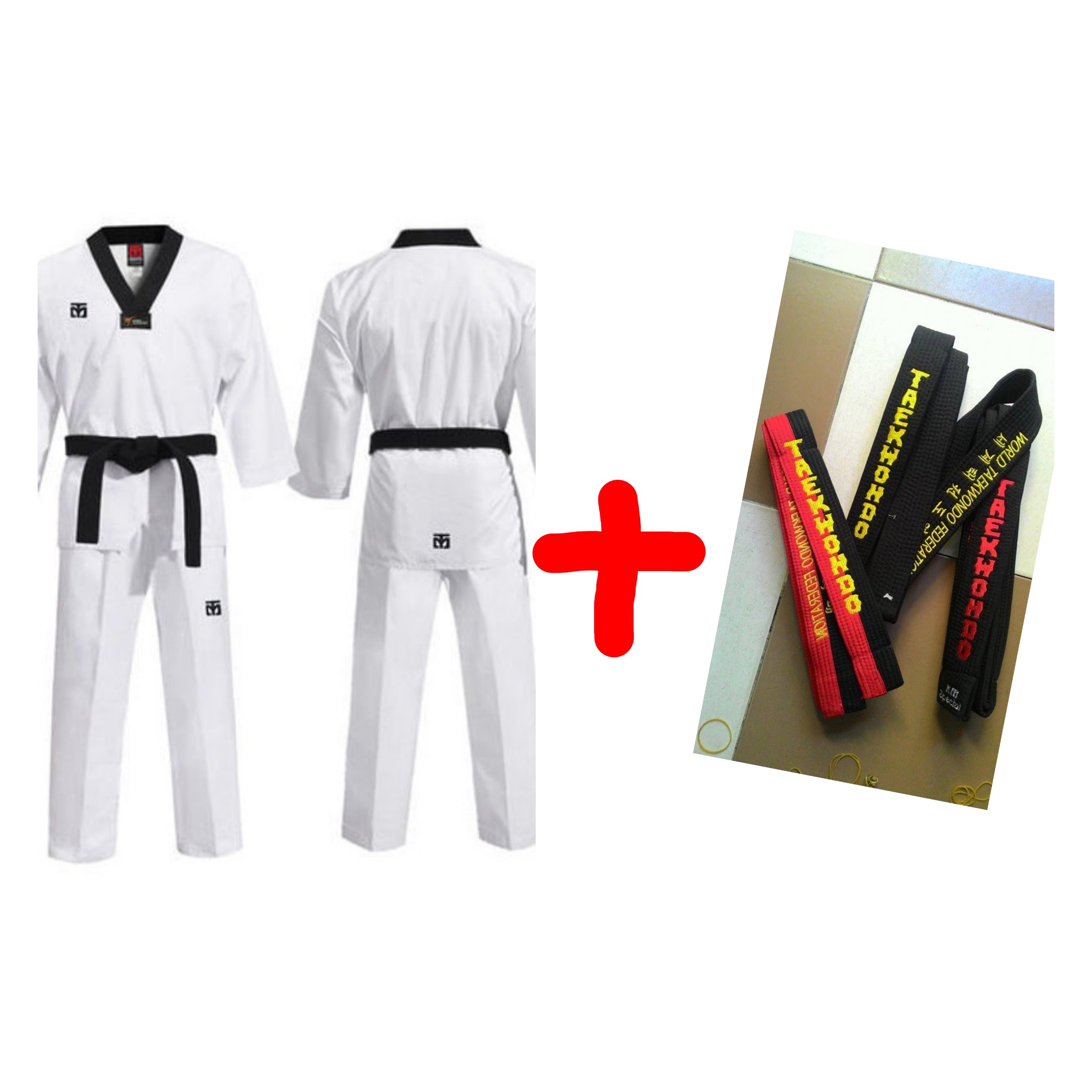 (Combo) Võ phục Motoo 4.0 + Đai đen / đỏ đen cao cấp