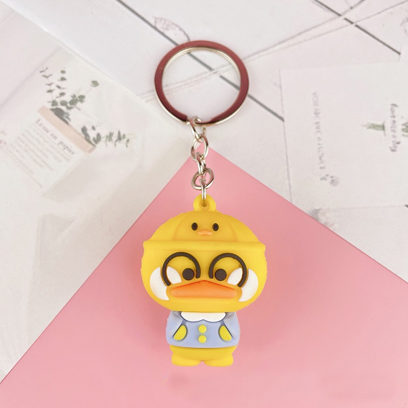 Móc khóa vịt cute màu vàng