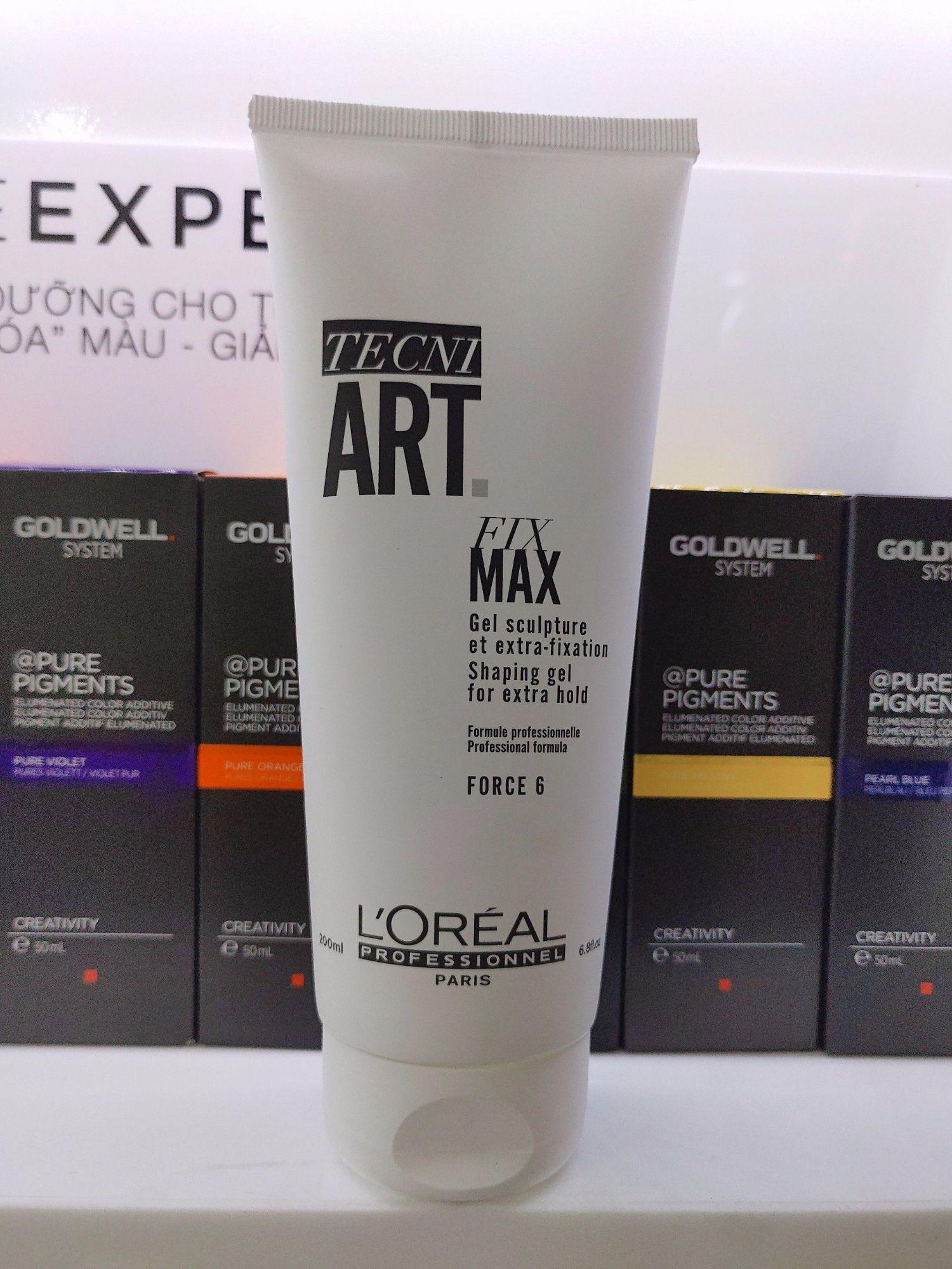 Gel định hình tóc siêu cứng l'oreal tecni.art fix max 200ml