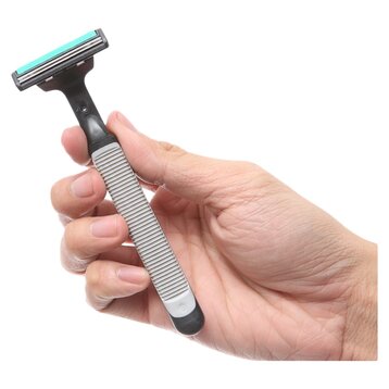 Dao Cạo Râu Gillette Vector Hai Lưỡi Kép (1 Cán + 1 Lưỡi) Vector Men's Razor