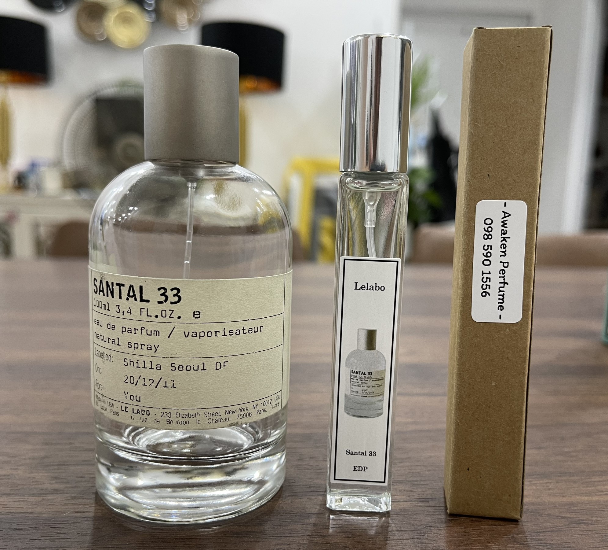 [Chiết 2ml/5ml/10ml] Nước hoa Le Labo Santal 33 Chính Hãng