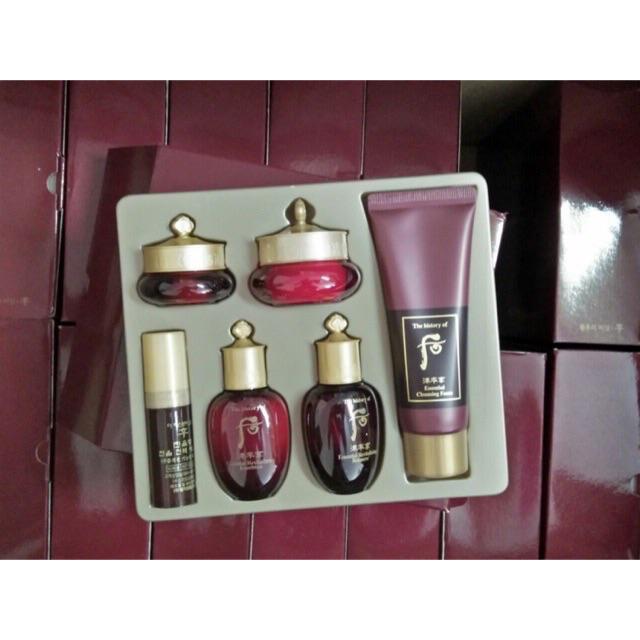 Bộ dưỡng whoo đỏ Ja Saseng Essence 6 sản phẩm
