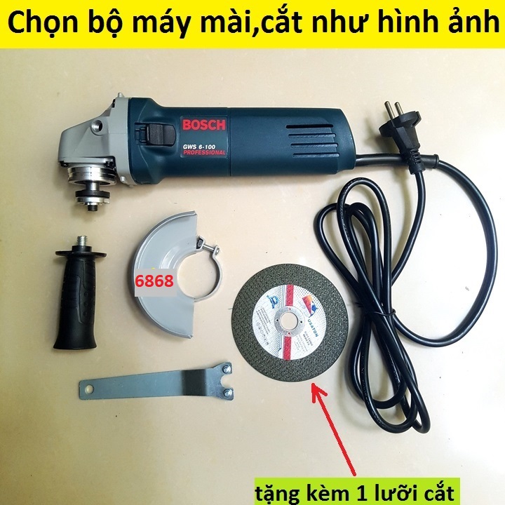 MÁY MÀI - MÁY CẮT CẦM TAY - BOSH GWS6-100