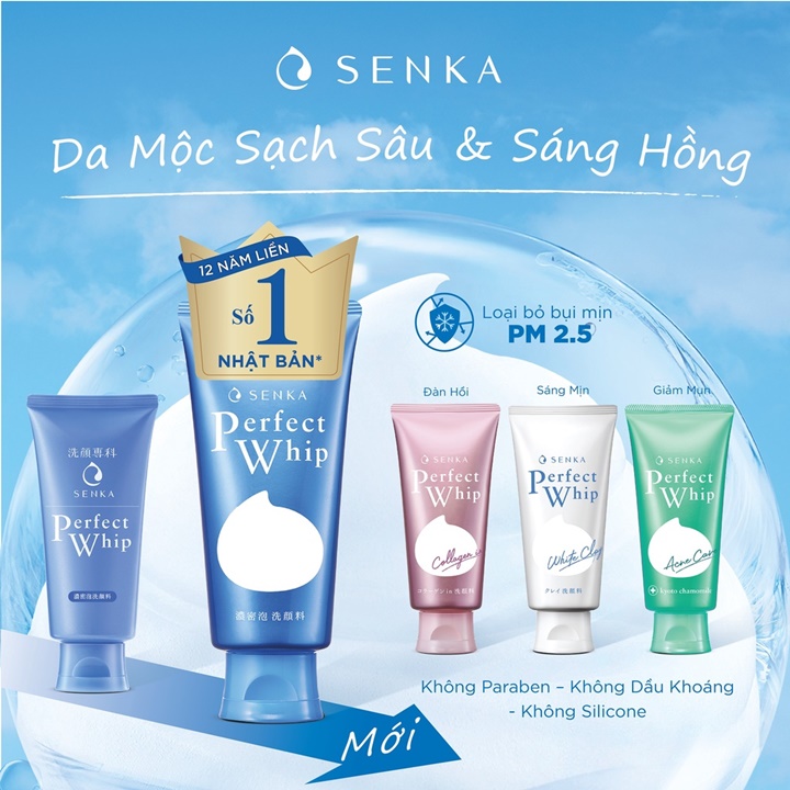 [MẪU MỚI] Sữa Rửa Mặt Perfect Whip 120g – HUKB559