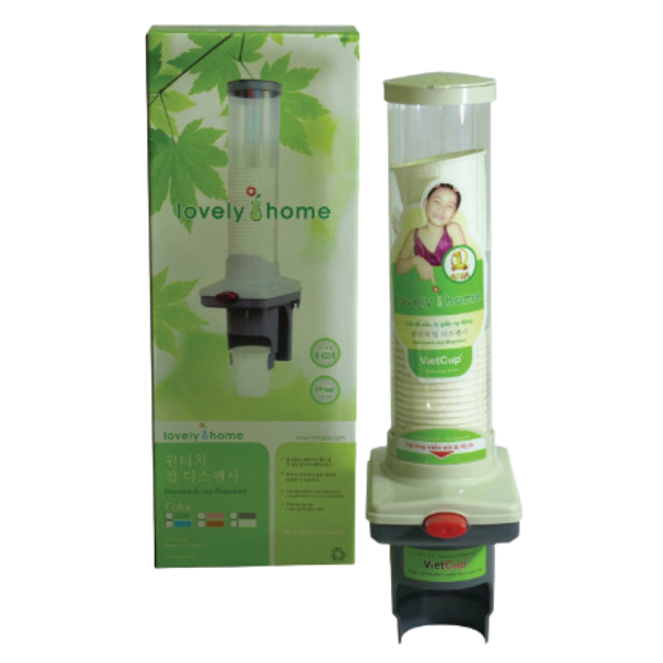 Giá để cốc tự động Vietcup cho cốc giấy văn phòng