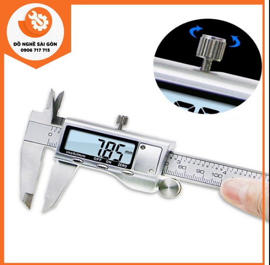Thước kẹp điện tử thép không gỉ 150mm