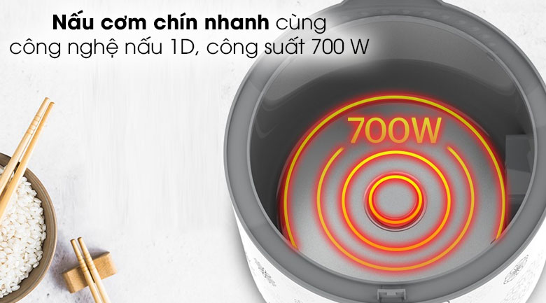 Nồi cơm nắp gài Sunhouse 1.8 lít SHD8602