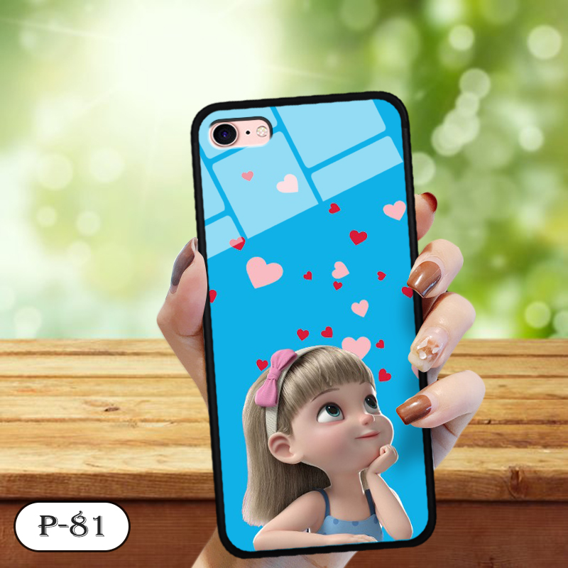 Ốp kính 3D cute IPHONE 7