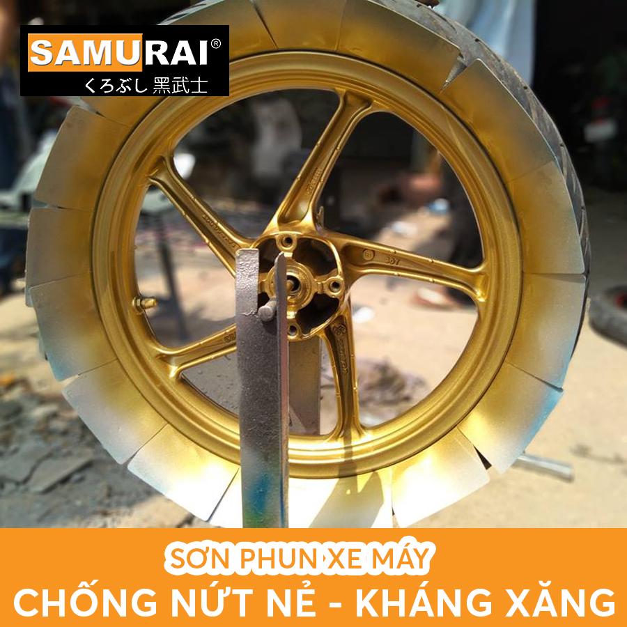 Chai sơn Samurai 1123 màu vàng ánh kim lấp lánh