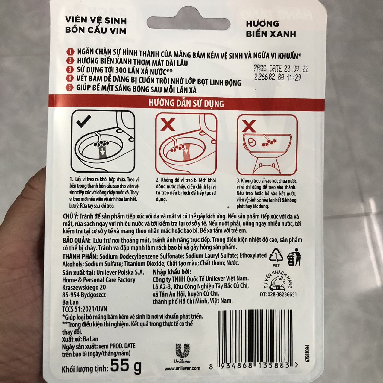 [HCM]VIÊN TẨY BỒN CẦU GIFT ( VỈ 4 VIÊN)