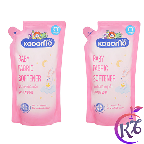 Combo 2 bịch nước xả mềm vải Kodomo Original gói 600ml an toàn cho bé - nuoc xa vai cho be