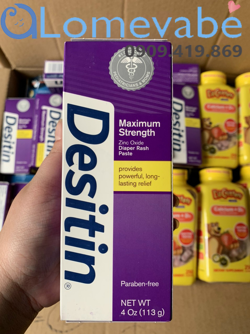 KEM HĂM CHO BÉ DESITIN MAXIMUM STRENGTH MÀU TÍM ( 136GR ) 7/2024