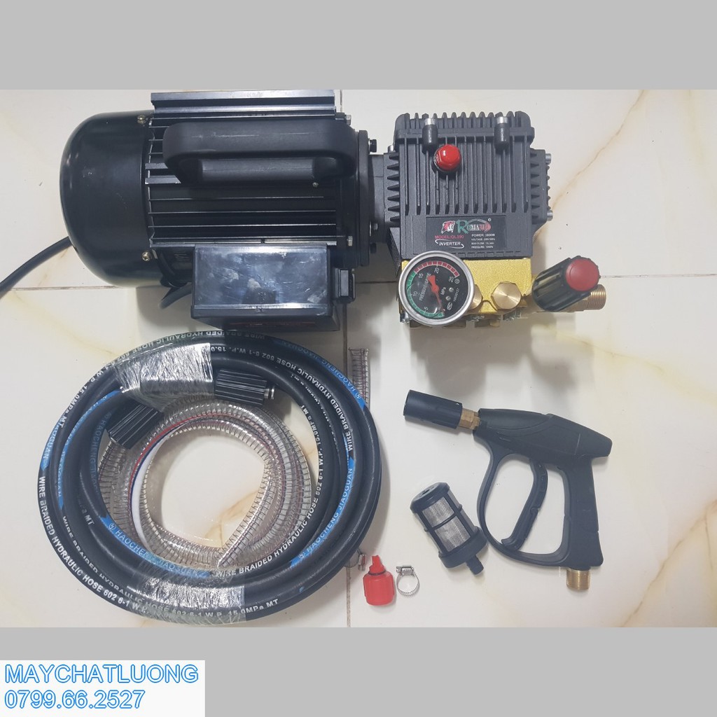 [HCM]Máy Rửa Xe Cao Áp Romano QL390- 3800W