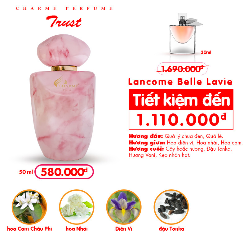[ FREE SHIP + TẶNG QUÀ ] Nước hoa nữ trust 50ml/nước hoa trust 50ml ( HÀNG CHÍNH HÃNG )