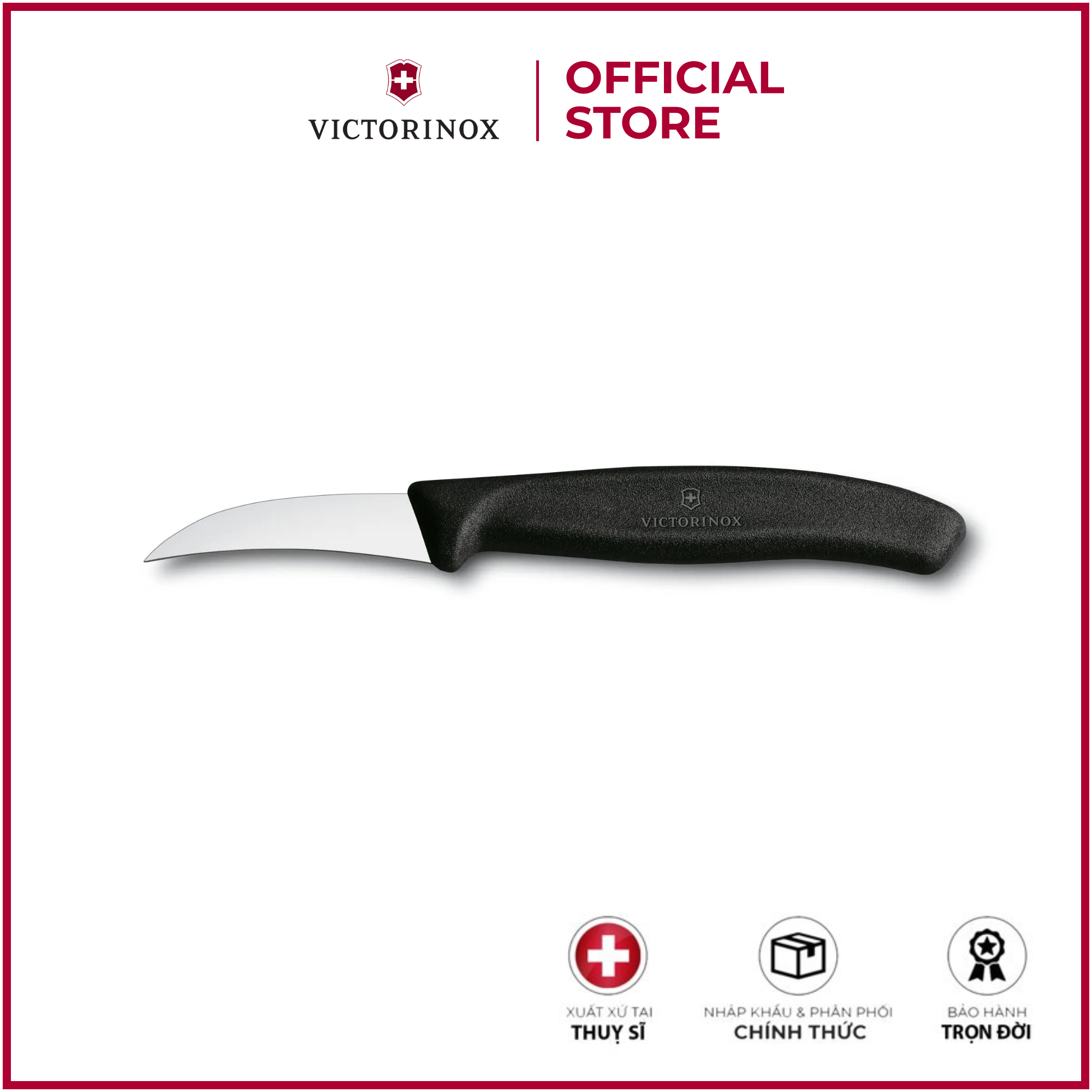 Dao cắt, gọt Victorinox sharping knife curved blade, 6cm - 6.7503