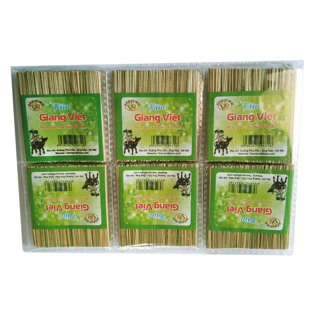 Tăm Giang Vip (Combo 30 gói ) Tăm Tre Xỉa Răng Loại Thượng Hạng, Nhỏ Xíu, Làm Từ Cật Giang Siêu Dẻo