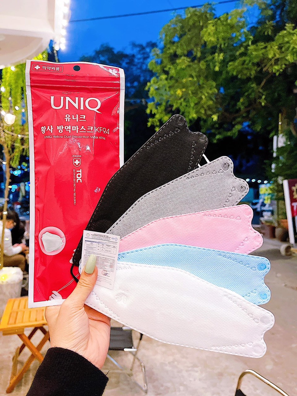 [HCM] Set 50 chiếc khẩu trang 4D KF94 HMMASK kháng khuẩn