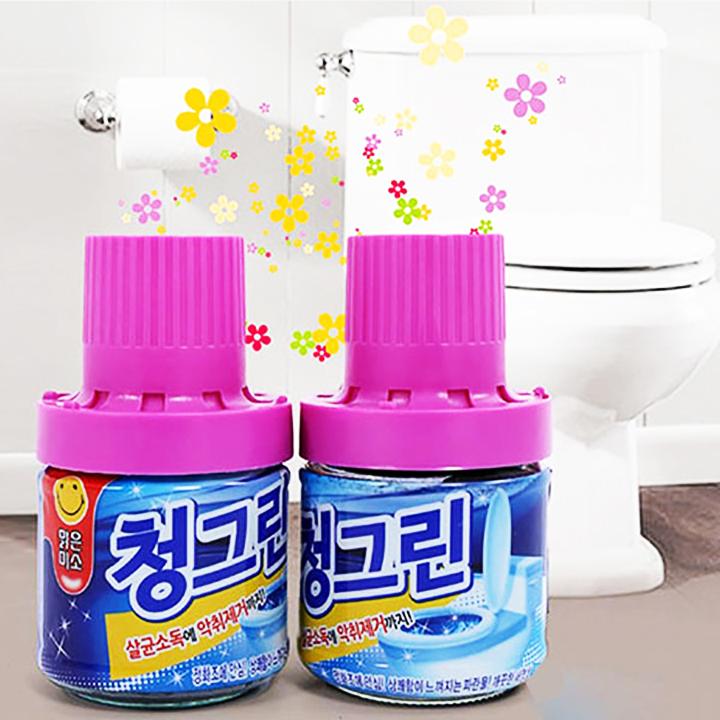 [HCM]Combo 4 lọ cốc thả bồn cầu Hàn Quốc hương Lavender