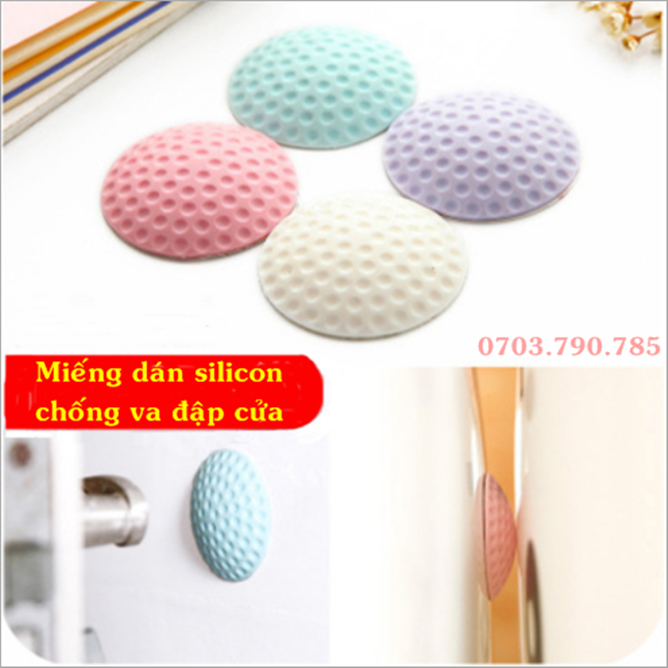 [HCM]Set 2 Miếng Dán Silicon Chống Va Đập Cửa