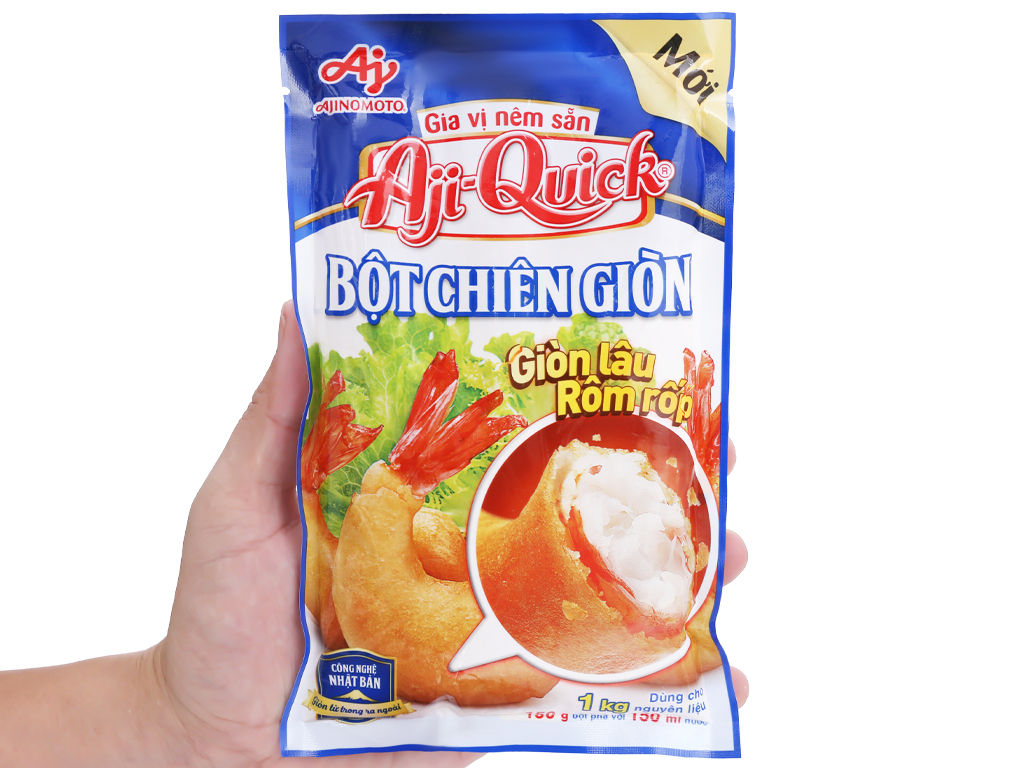Bột chiên giòn Aji-Quick gói 150g. Date 08.2022