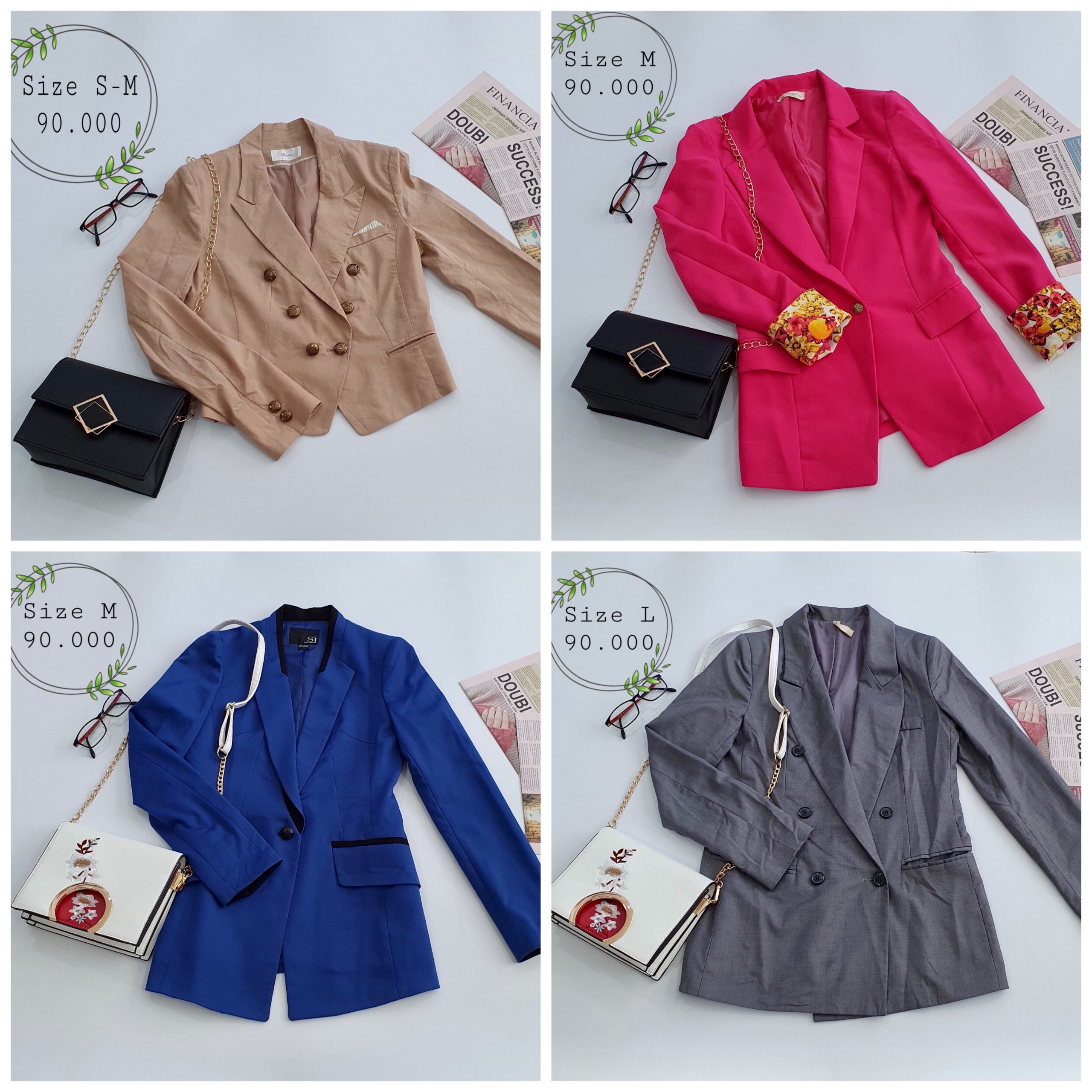 Vest, blazer nữ [2hand] đồng giá 90k
