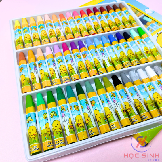 Hộp 48 Màu Sáp Dầu Con Gà D.A P&T Hàn Quốc