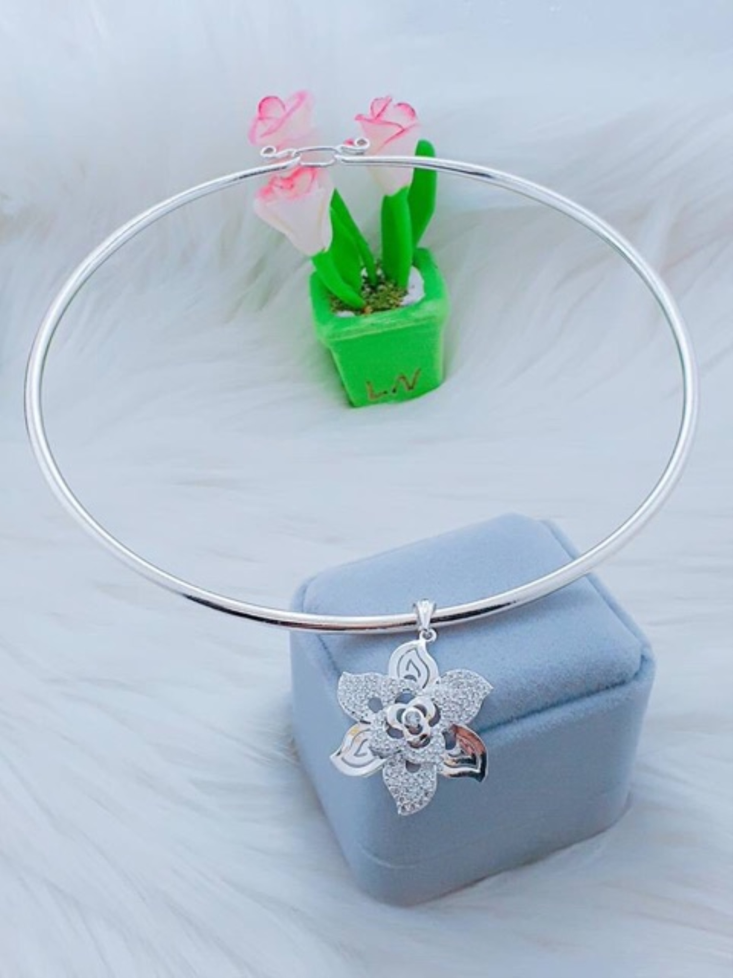 ◑❁ 💥💥KIỀNG CỔ BẠC TA NGUYÊN CHẤT CHO BÉ ĐỦ MẪU