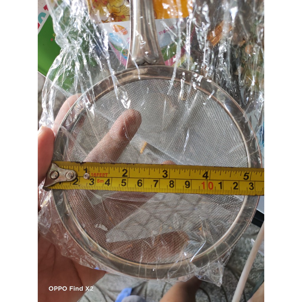 [HCM]Ray Vớt BọtVớt Thực Phẩm Inox Có Cán