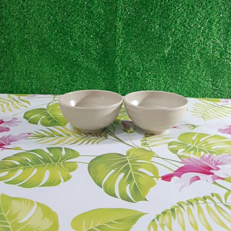 [HCM]Chén cơm nhựa Melamine kiểu Nhám Nâu cao cấp (CO15N)
