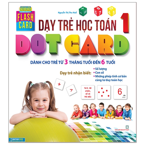Fahasa - Flashcard - Dạy Trẻ Học Toán Dotcard - Tập 1 (Tái Bản 2020)