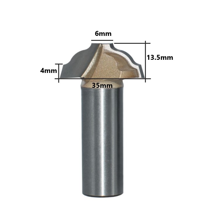 Mũi huỳnh ván pano Tideway 1/2*35mm